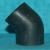 50mm PVC 45deg ELBOW - BLACK